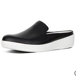 FitFlop Superskate Slip-on Mule-Black leather NIB